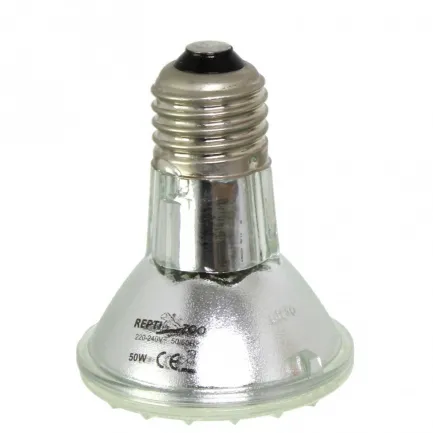 Лампа галогенова точкового нагріву UVA Repti-Zoo Spot lamp 50W (PAR2050) — Фото 3