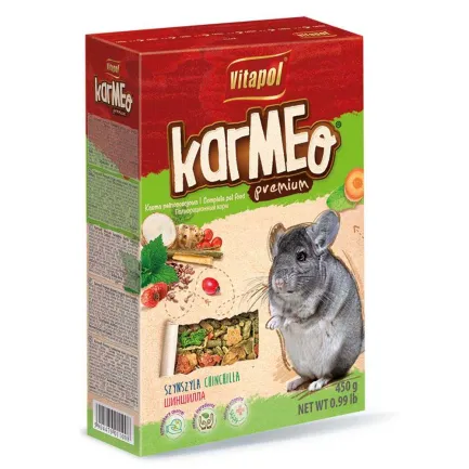 Преміум корм Vitapol Karmeo для шиншил, 450 г