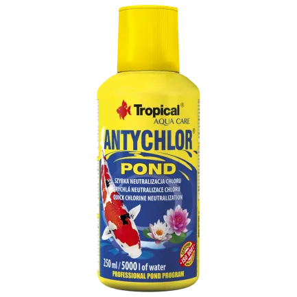 Tropical Antychlor Pond - засіб Тропікал для нейтралізації хлору у воді для декоративних ставків