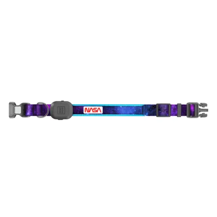 Нашийник для собак з підсвічуванням WAUDOG LED, NASA21, Type-C, M-L, Ш 25 мм, Дов 41-62 cm — Фото 1
