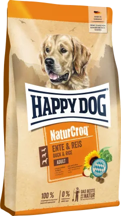 Сухий корм Happy Dog Naturcroq Duck&amp;Rice для дорослих собак з качкою та рисом, 11 кг