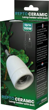 REPTO CERAMIC E27 LIGHT HOLDER WITH BOLT (R2300005) керамічний патрон для тераріума