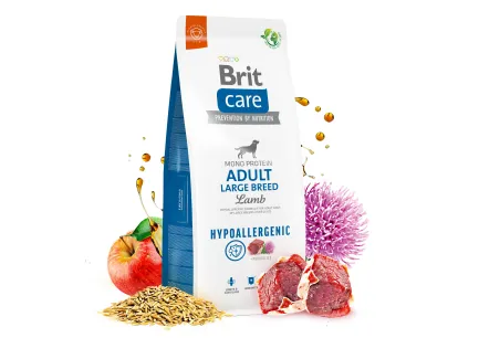Сухий корм Brit Care Dog Hypoallergenic Adult Large Breed для собак великих порід, гіпоалергенний з ягням, 3 кг — Фото 6