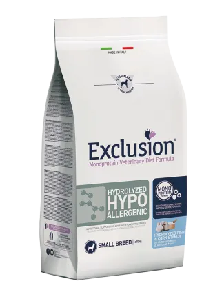 Exclusion Hydrolyzed Hypoallergenic Small Breed із гідролізованою рибою для малих порід собак із харчовою алергією 2 кг