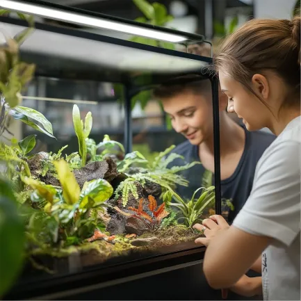 Світильник LED 80-90см для тераріумів з контролером часу Terrario ReptoRay 24W — Фото 3