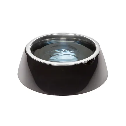 Ferplast JOLIE SM BLACK BOWL Годівниця, пластик, метал — Фото 4