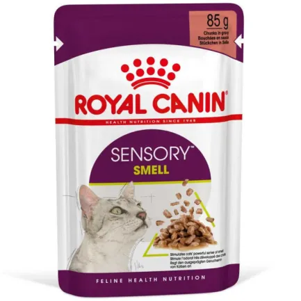Вологий корм Royal Canin SENSORY SMELL GRAVY для котів всіх порід 85 г