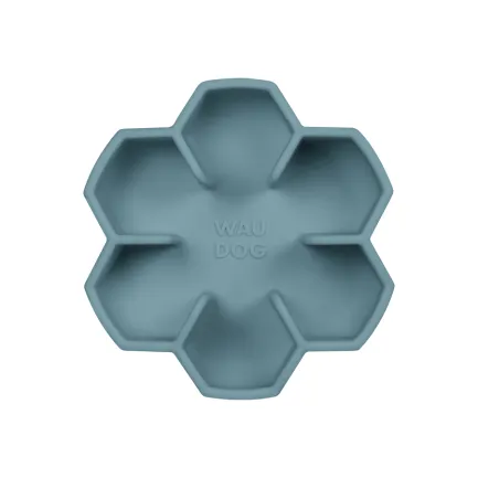 Миска для повільного харчування WAUDOG Silicone, 450 мл, сірий — Фото 2