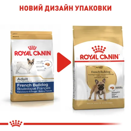 Сухий корм Royal Canin FRENCH BULLDOG ADULT для дорослих собак породи Французький бульдог 3 кг — Фото 1