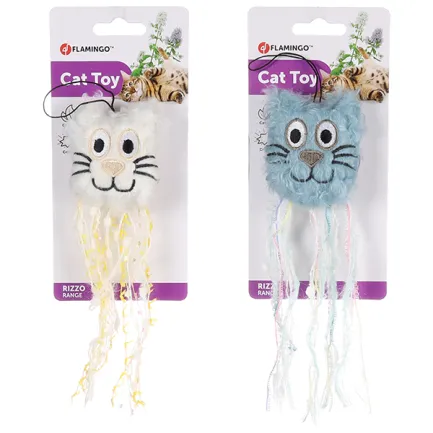 Flamingo Rizzo Cat Head ФЛАМІНГО РІЦЦО ГОЛОВА КОТА шурхотлива іграшка з котячою м’ятою для котів В асортименті