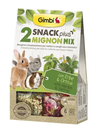 Ласощі GimBi для гризунів, мікс кропива, 50 г