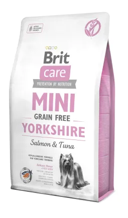 Сухий корм Brit Care GF Mini Yorkshire для йоркширських тер'єрів, з лососем та тунцем, 2 кг