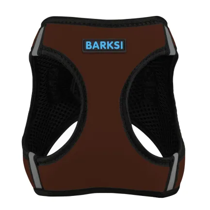 Шлея для собак Barksi Sport Vest неопрен 3D сітка коричнева 2XS — Фото 2