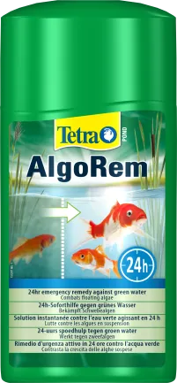 Засіб Tetra Pond AlgoRem для боротьби з каламутною зеленою водою у ставку, 1 л на 15000 л