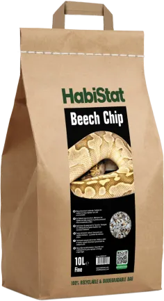 HABISTAT BEECH CHIP SUBSTRATE COARSE 10 LITRES (R4100010) субстрат для тераріума