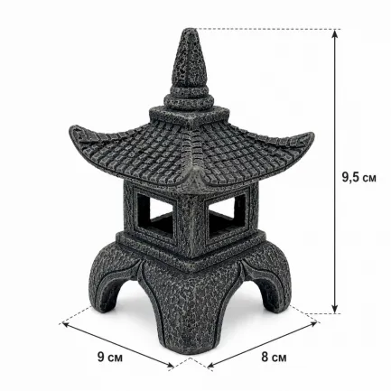 Декорація Hobby Sado Temple 9×8×9,5см для акваріума і тераріуму (41727) — Фото 1