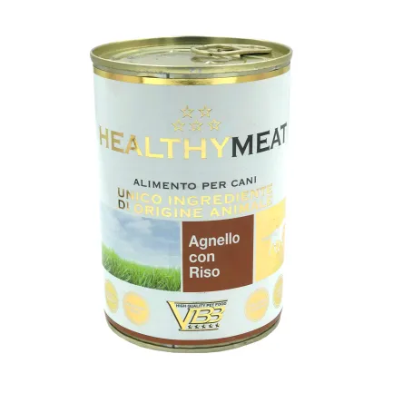 Healthy Meat монопротеїновий вологий корм для собак - паштет з ягнятиною 400гр