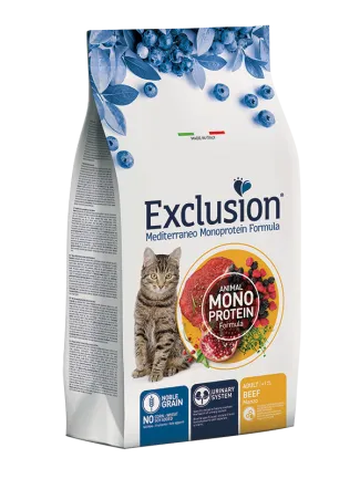 Exclusion Adult Beef корм для дорослих котів всіх порід з яловичиною 1,5 кг