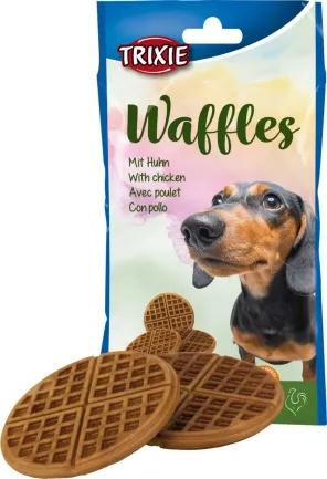 Ласощі Trixie Waffles для собак, з куркою 7 см, 3 шт, 100 г — Фото 2