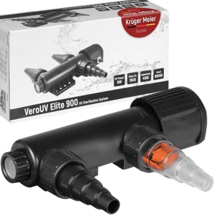 Стерилізатор Kruger Meier VeroUV Elite 900 9W для акваріумів до 450 л і ставків до 8000 л — Фото 5