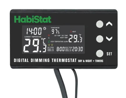HABISTAT DIGITAL DIMMING THERMOSTAT DAY/NIGHT TIMER 600 WATT (R3100215) цифровий термостат із регулюванням яскравості