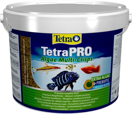 Корм Tetra PRO Algae Multi-Crisps для травоїдних риб, з овочами, 1,9 кг (чіпси) — Фото 1