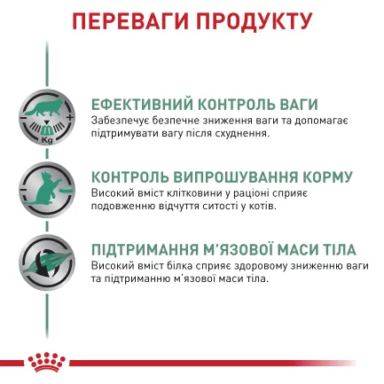 Дієтичний вологий корм Royal Canin SATIETY WEIGHT MANAGEMENT CAT для котів 85 г — Фото 2