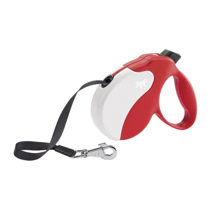 Ferplast AMIGO M TAPE RED-WHITE Рулетка-поводок зі стрічкою