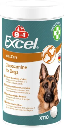 Вітаміни 8in1 Excel Glucosamine для цуценят та дорослих собак, для суглобів, 110 шт — Фото 3