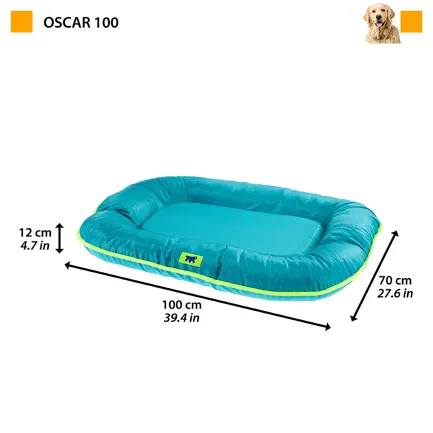 Ferplast OSCAR 100 BLUE М'яке місце блакитне, TECH-текстиль — Фото 1