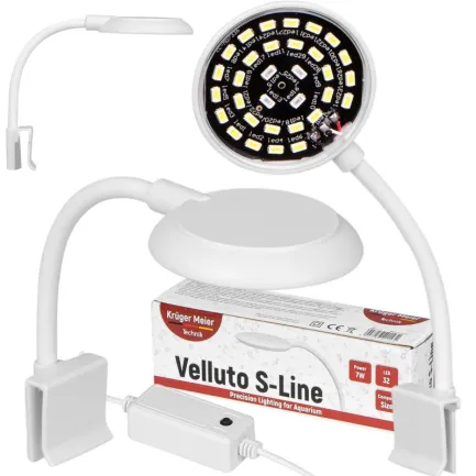 Світильник LED Kruger Meier Velluto S-Line 7W для акваріумів 10–40 літрів та рослин — Фото 1