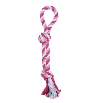 Іграшка для собак MISOKO&amp;CO Мотузкова петля, pink, 40 cm