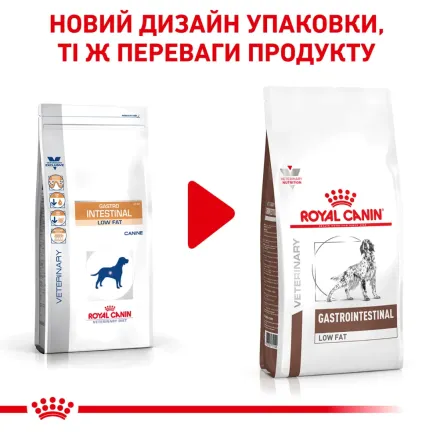 Дієтичний сухий корм Royal Canin GASTROINTESTINAL LOW FAT DOG для собак 6 кг — Фото 1
