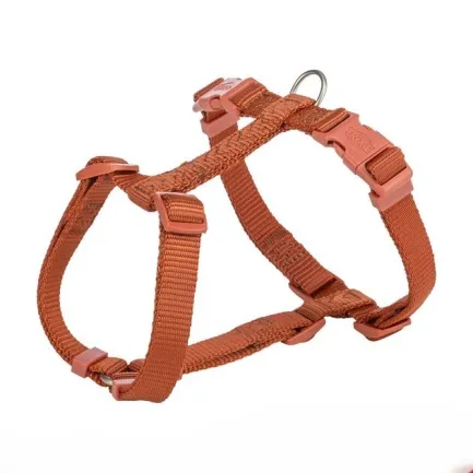 Шлея Trixie Premium H-harness для собак XS–S 30/44 см 10 мм, іржа