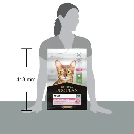 Сухий корм PRO PLAN Adult 1+ Delicate Digestion для дорослих котів з чутливим травленням та вибагливих до їжі з ягням 3 кг — Фото 3