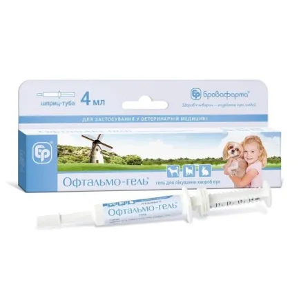 Офтальмо-гель Бровафарма для очей тварин, 4 г