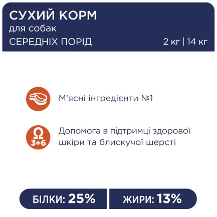 С4Р Premium сух середні породи соб 2,0 кг — Фото 4