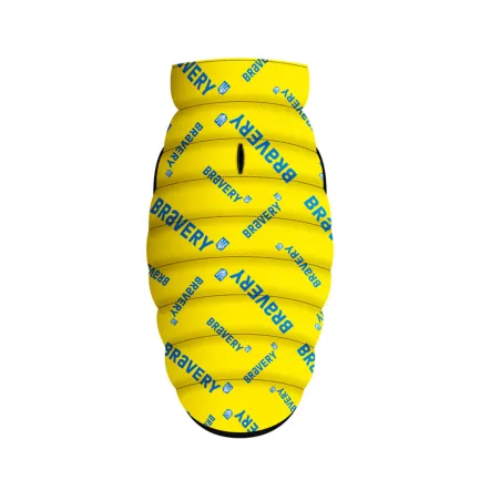 Курточка для собак WAUDOG Clothes малюнок "Сміливість", L55, В 77-80 см, С 50-55 см — Фото 1