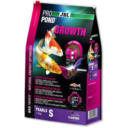 Корм JBL ProPond Growth S для зростання невеликих коропів кої, 1.3 кг