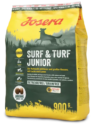 Корм для собак Josera Surf &amp; Turf Junior 0,9 кг