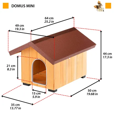 Ferplast DOMUS MINI Буда для собак дерев'яна — Фото 1