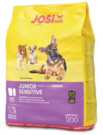 Корм для собак JosiDog JUNIOR SENSETIVE 0,9 кг