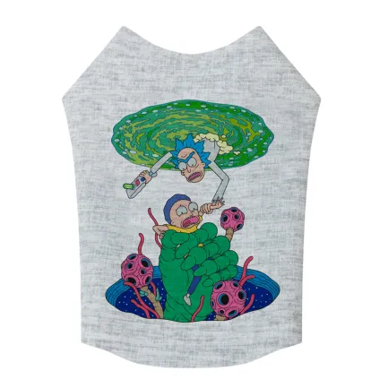 Майка для собак WAUDOG Clothes малюнок "Рік та Морті 3", M40, B 62-68 см, С 35-40 см — Фото 1