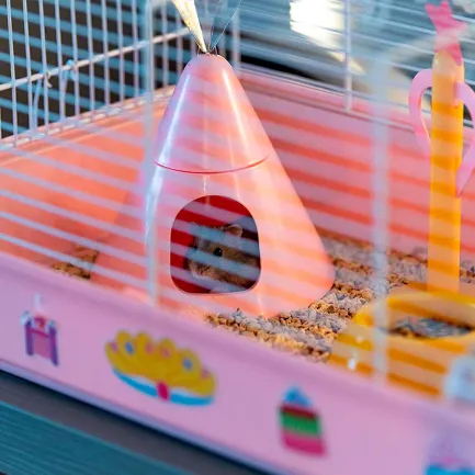Ferplast CAGE CRICETI 9 PRINCESS WH(x1) Клітка для хом'яків з декором — Фото 6