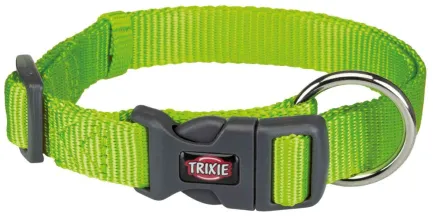 Нашийник Trixie Premium для собак, нейлон, XS–S: 22–35 см/10 мм, яскраво-зелений