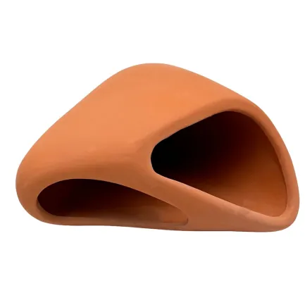 Декорація Hobby Wave Cave 2 red 17x16x8,5 см - керамічне укриття для риб і креветок в акваріумі (41659) — Фото 4
