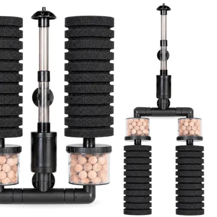 Внутрішній фільтр Kruger Meier AeroTwin BIO L для акваріума 60-120 л, 350 л/год, 3 Вт — Фото 5