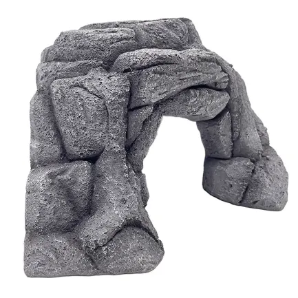 Декорація кутове укриття Hobby Rocky Corner Shelter 19×17,5×13,5 см для тераріуму та акваріума (36506) — Фото 3