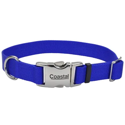 Coastal Metal Buckle КОСТАЛ ТИТАН БАКЛ нашийник для собак, 2х36-51см Cиній