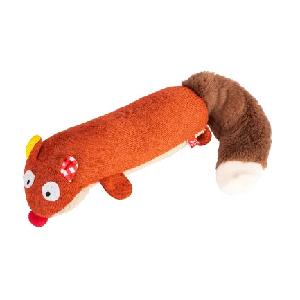 Іграшка для собак WAUDOG Fun Plush Лисиця, трикотаж, Ш 5 см, Д 18 см, M — Фото 1